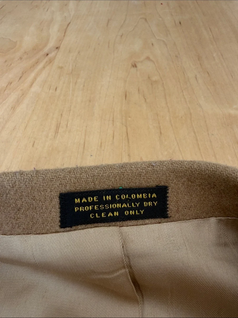 VTG Andhurst Men's Classic Tan Wool Blazer